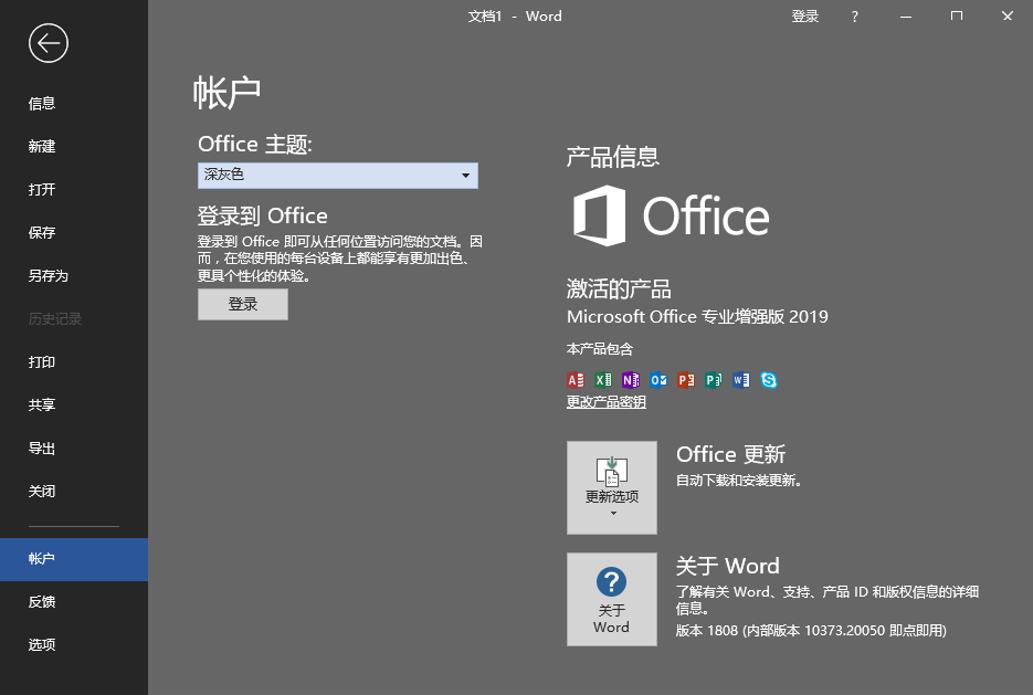 微软Office 2019 25年1月授权版