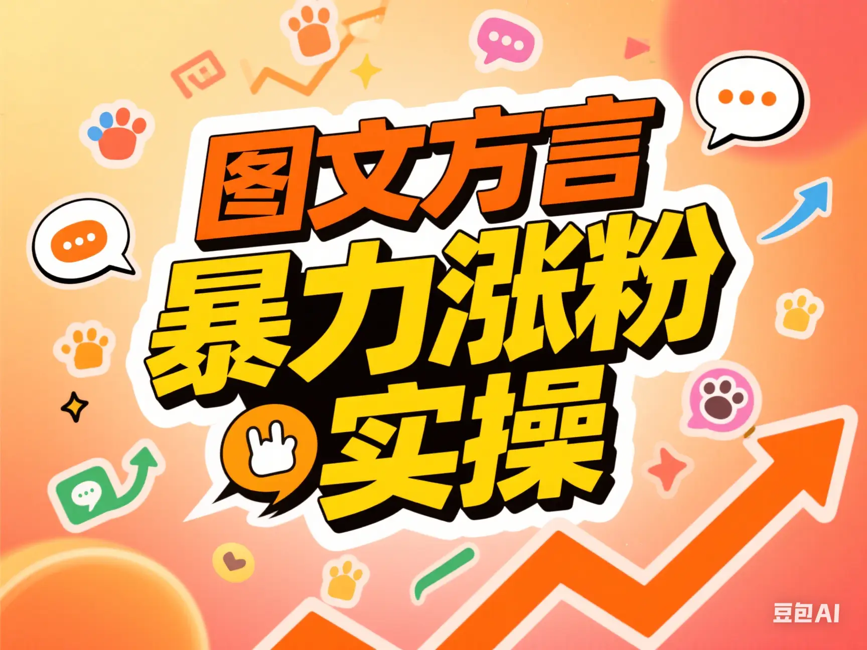 图文方言 暴力涨粉实操