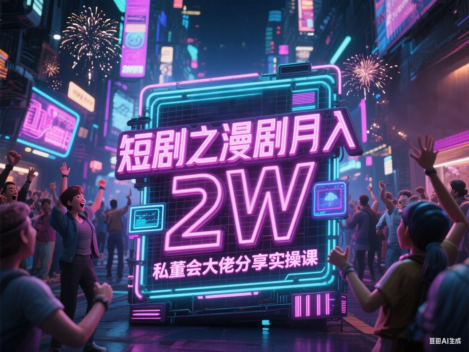 【精】短剧之漫剧月入2W 私董会大佬分享实操课