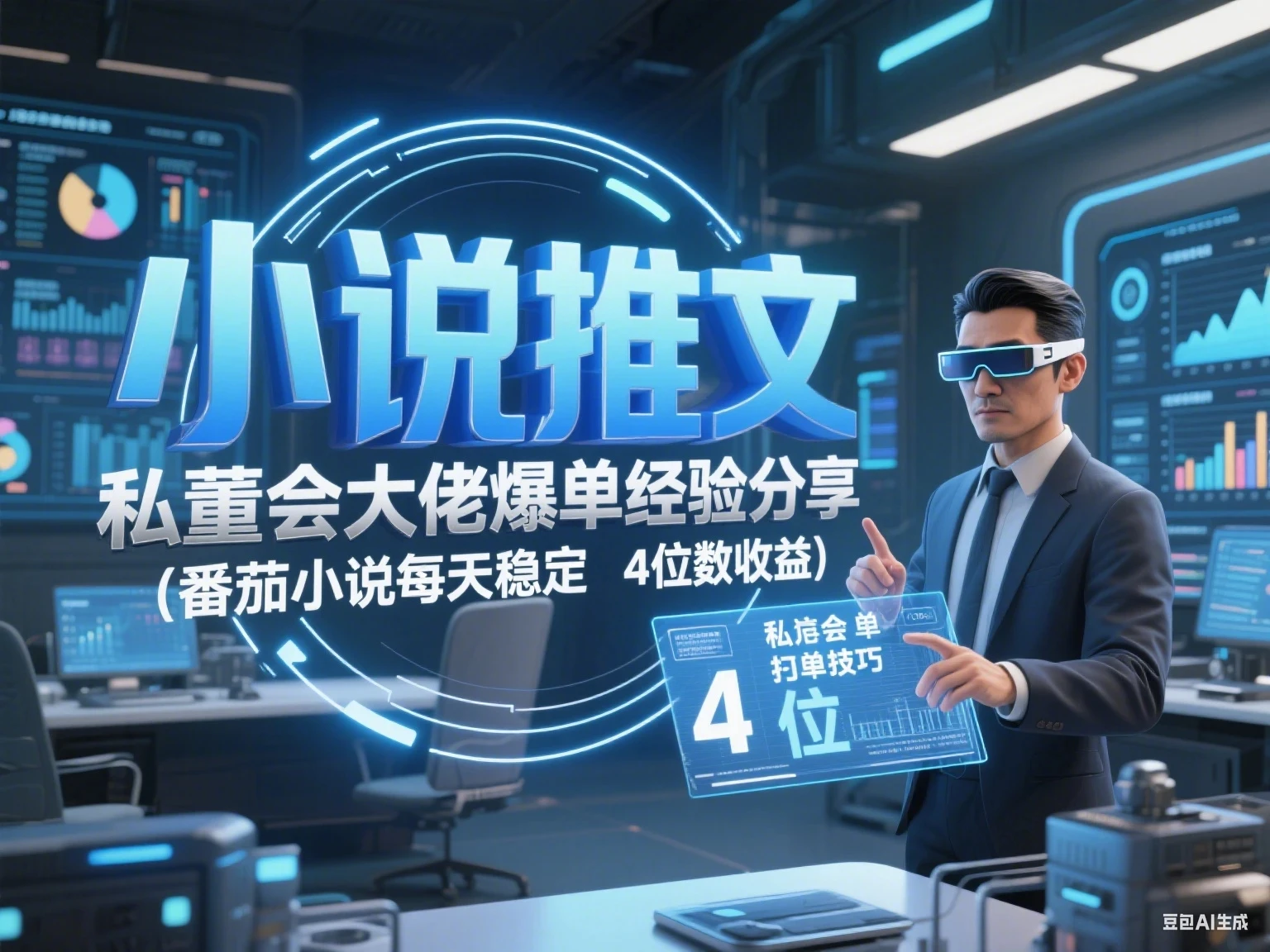 小说推文 私董会大佬爆单经验分享（番茄小说每天稳定4位数收益）