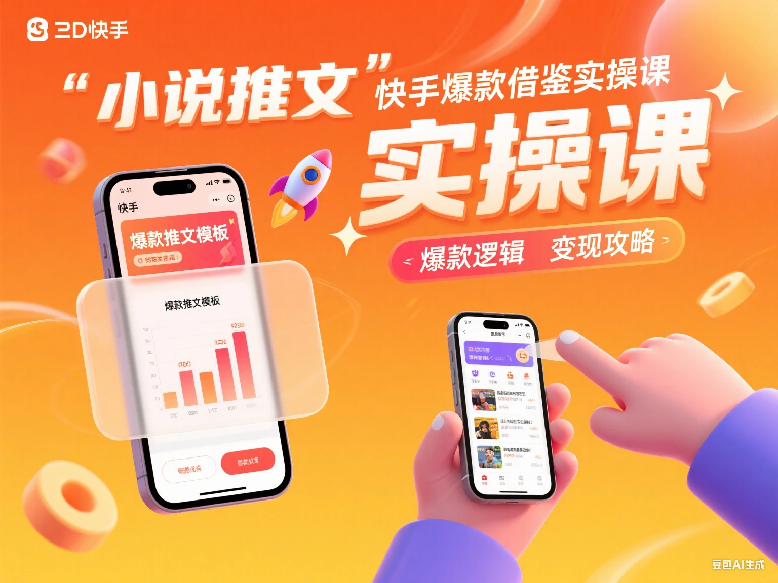 小说推文 快手爆款借鉴实操课