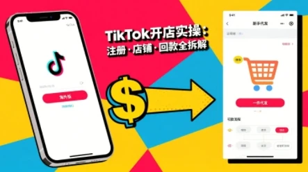 【精】TikTok从开店到投流的进阶课,从基础实操到高阶技巧一网打尽