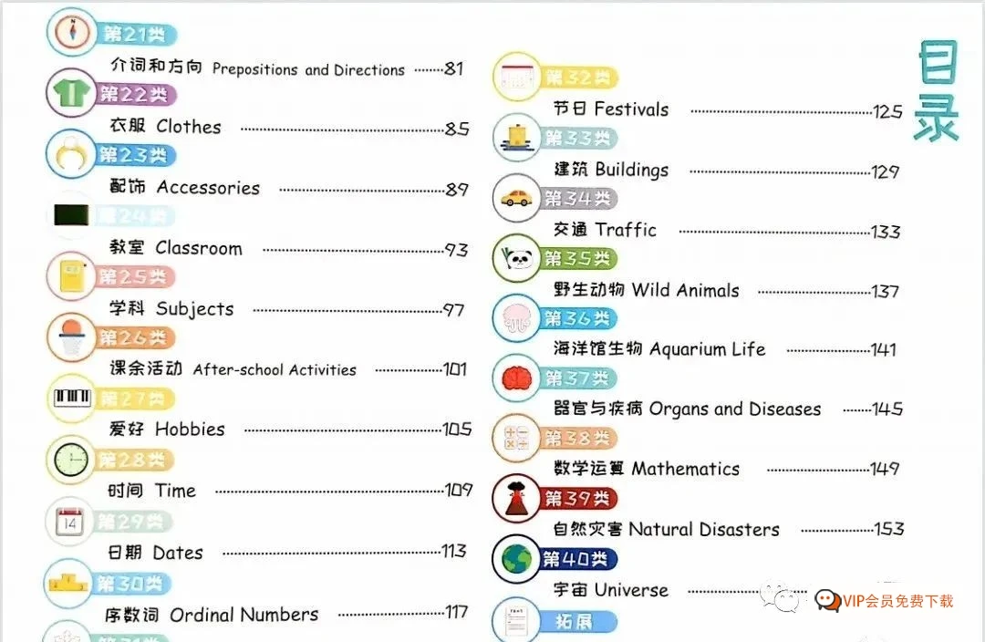 小学单词全记牢