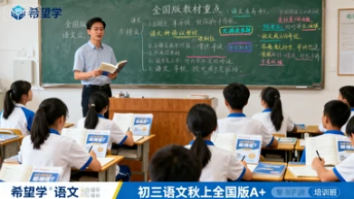 初三语文培训班(秋上·全国版·A+)(希望学)