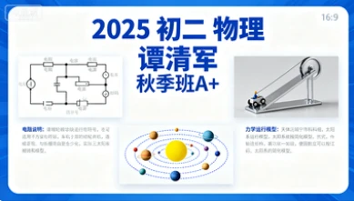 2025 初二 物理 谭清军 秋季班A+
