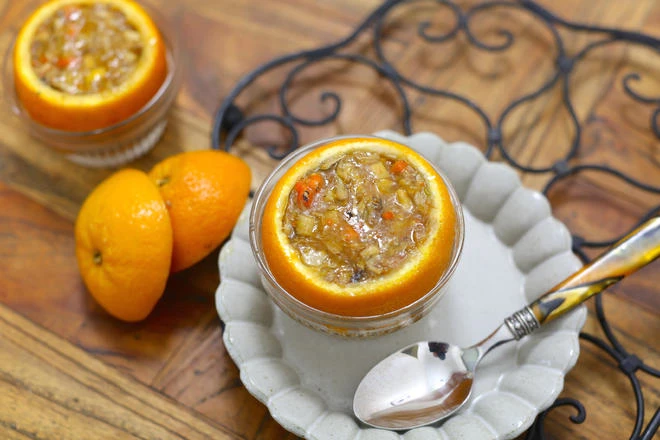 蟹酿橙 技术配方、实体教程