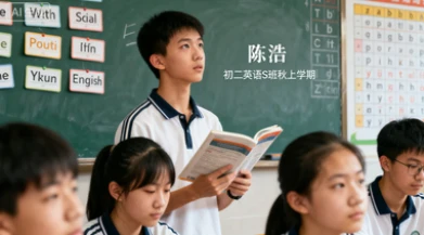 2025 初三 英语 陈浩 S【秋上】