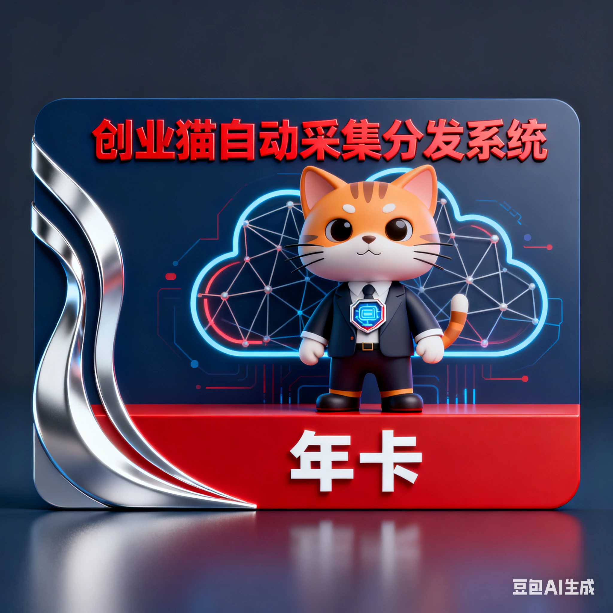 创业猫自动采集分发系统-年卡