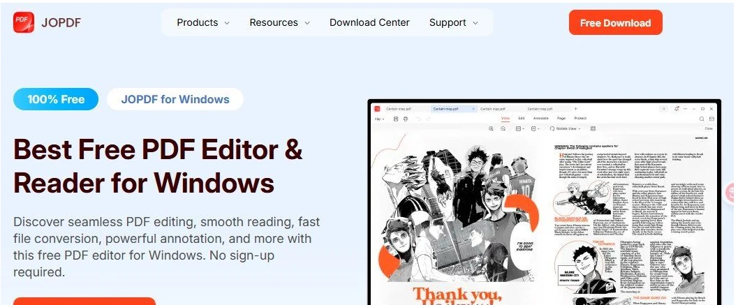 多功能PDF编辑阅读软件JOPDF 2.1.1
