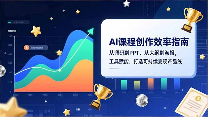 【精】AI课程创作效率指南,从调研到PPT、从大纲到海报,工具赋能,打造可持续变现产品线-资源之家 【精】AI课程创作效率指南,从调研到PPT、从大纲到海报,工具赋能,打造可持续变现产品线-资源之家