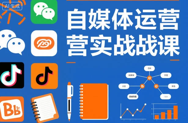 【精】自媒体运营实战课,掌握一套系统的自媒体运营底层方法论,成为优秀的内容创作者