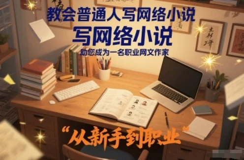 【精】教会普通人写网络小说,助您成为一名职业网文作家