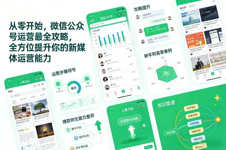 【精】从零开始，微信公众号运营最全攻略，全方位提升你的新媒体运营能力-资源之家