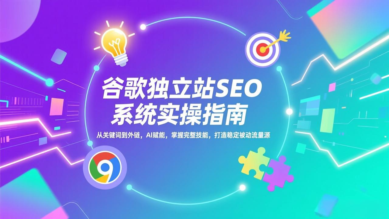 【精】谷歌独立站SEO系统实操(更新)：从关键词到外链，AI赋能，掌握完整技能，打造稳定被动流量源-资源之家