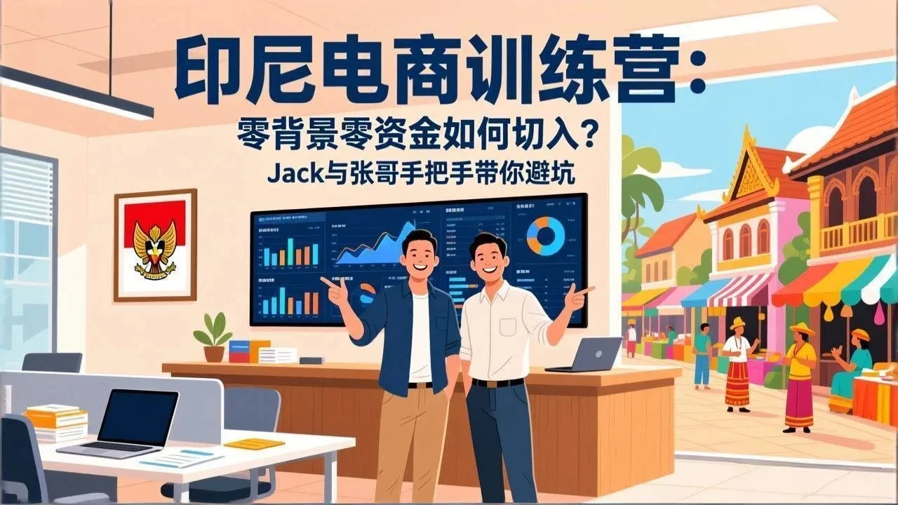 【精】印尼电商训练营:零背景零资金如何切入?Jack与张哥手把手带你避坑-资源之家 【精】印尼电商训练营:零背景零资金如何切入?Jack与张哥手把手带你避坑-资源之家