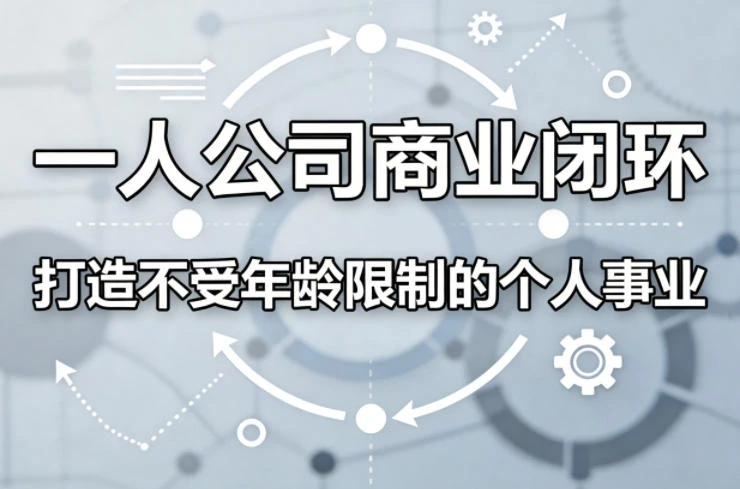 【精】一人公司商业闭环，打造一份不受年龄限制的个人事业-资源之家