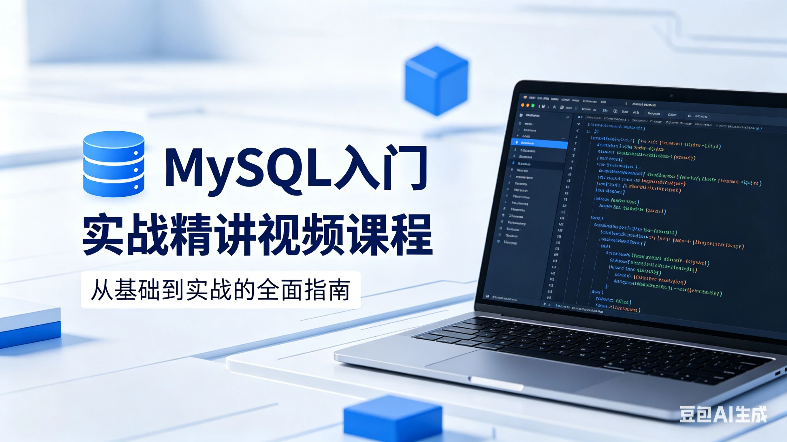 MySQL入门实战精讲视频课程
