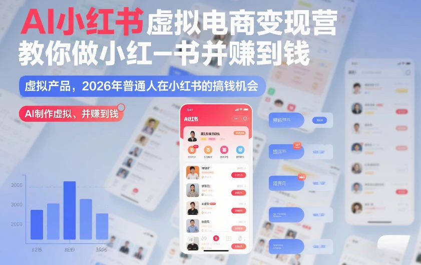 【精】野生运营社区·松月小红书虚拟电商14天变现训练营-副业吧 【精】野生运营社区·松月小红书虚拟电商14天变现训练营-副业吧
