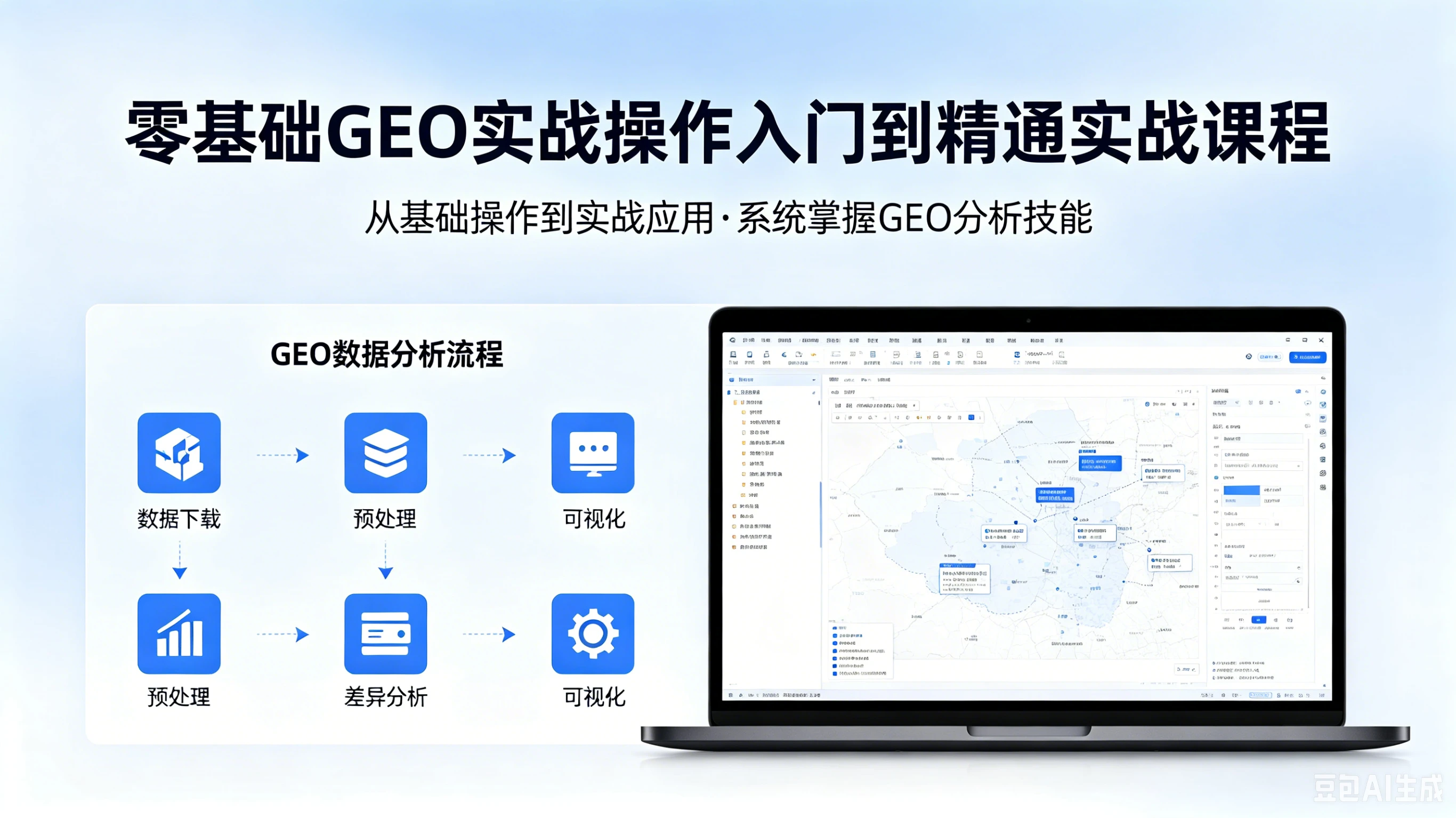 【精】零基础GEO实战操作入门到精通实战课程-副业吧