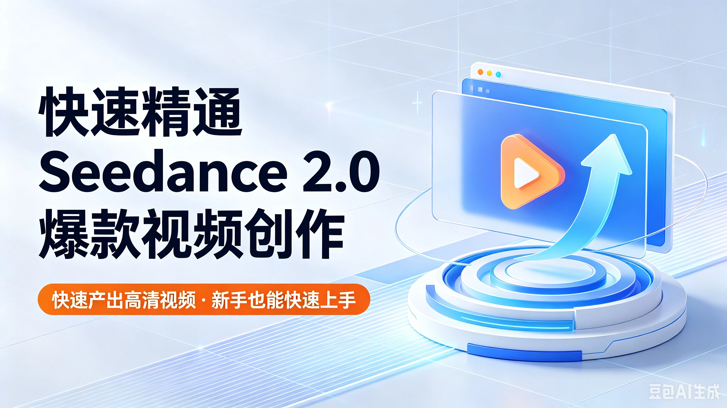 【精】快速精通seedance2.0爆款视频创作，快速产出高清视频，避开大量创作坑点，新手也能快速上手