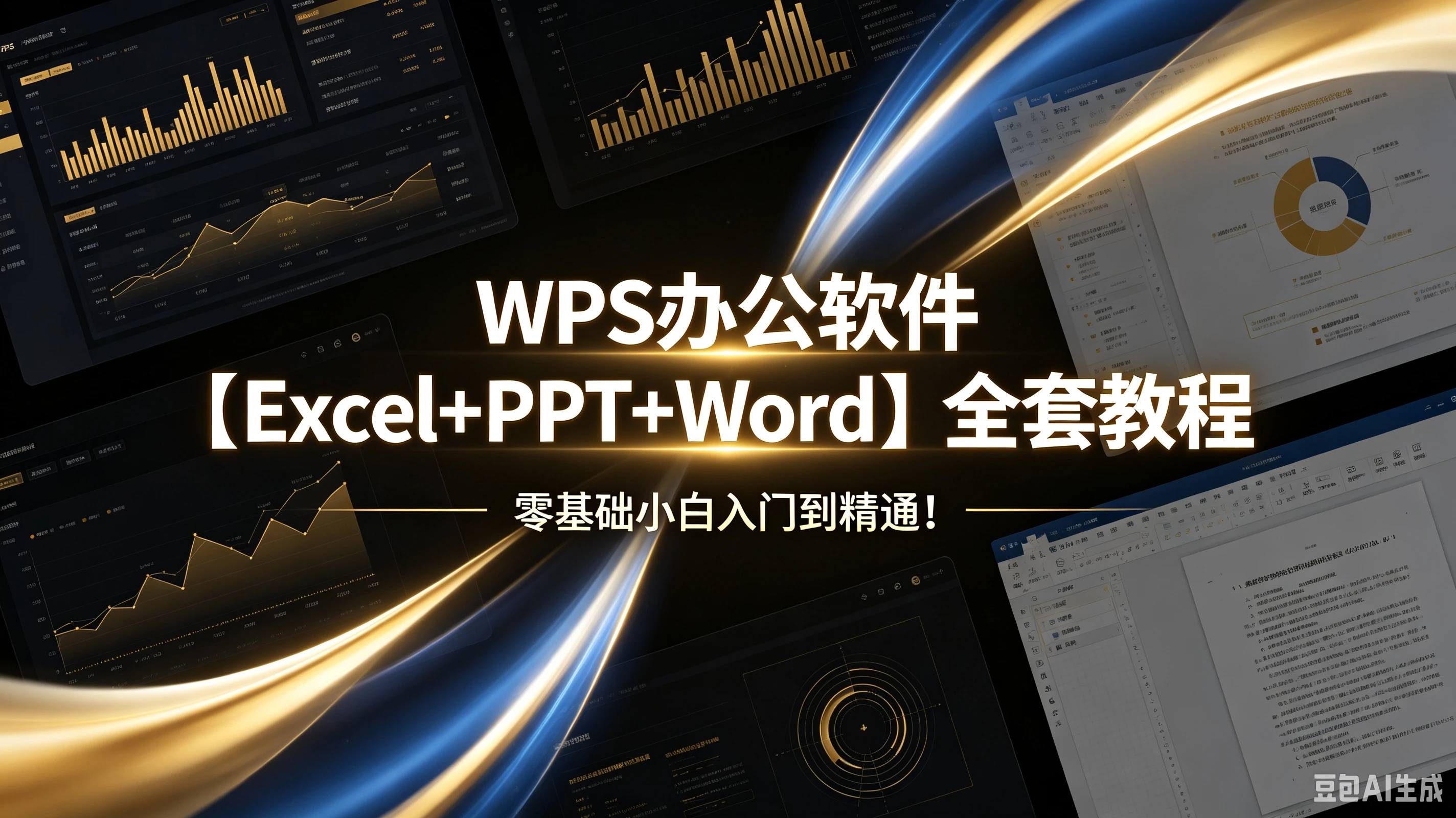 【精】WPS办公软件【Excel+PPT+Word】全套教程,零基础小白入门到精通! 【精】WPS办公软件【Excel+PPT+Word】全套教程,零基础小白入门到精通!