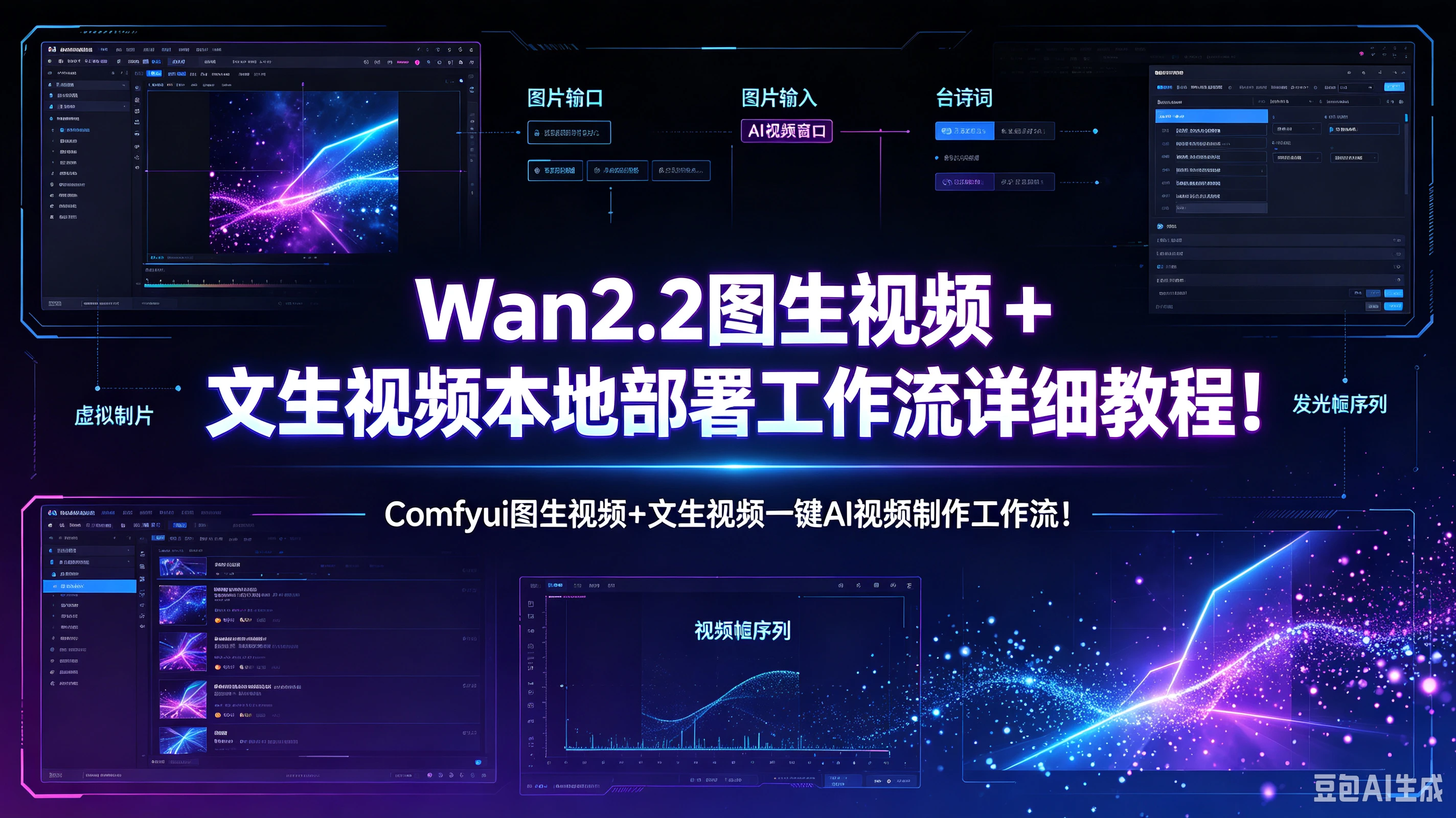 【精】Wan2.2图生视频 + 文生视频本地部署工作流详细教程!Comfyui图生视频+文生视频一键AI视频制作工作流! 【精】Wan2.2图生视频 + 文生视频本地部署工作流详细教程!Comfyui图生视频+文生视频一键AI视频制作工作流!