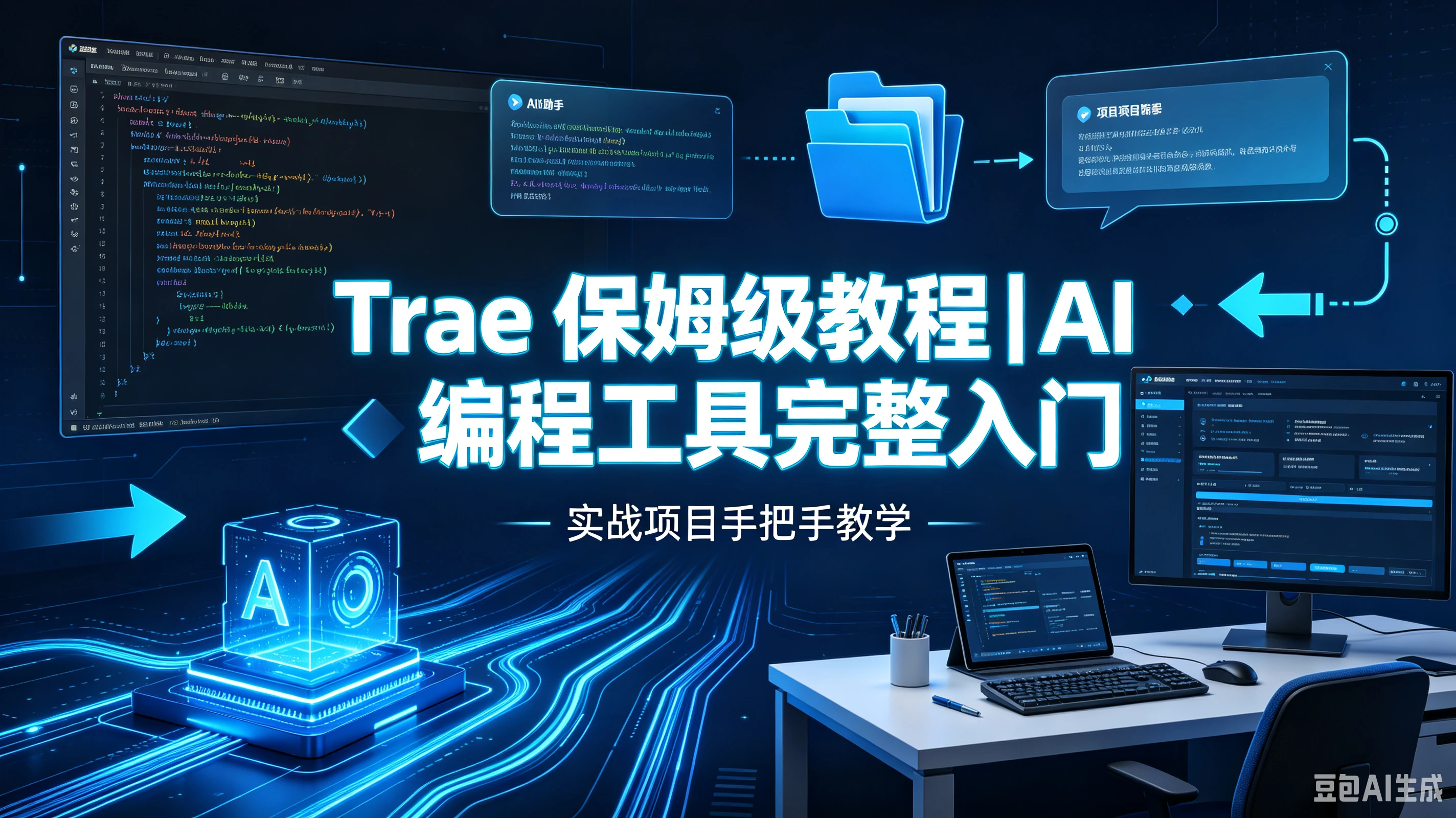 【精】Trae 保姆级教程｜AI 编程工具完整入门，实战项目手把手教学