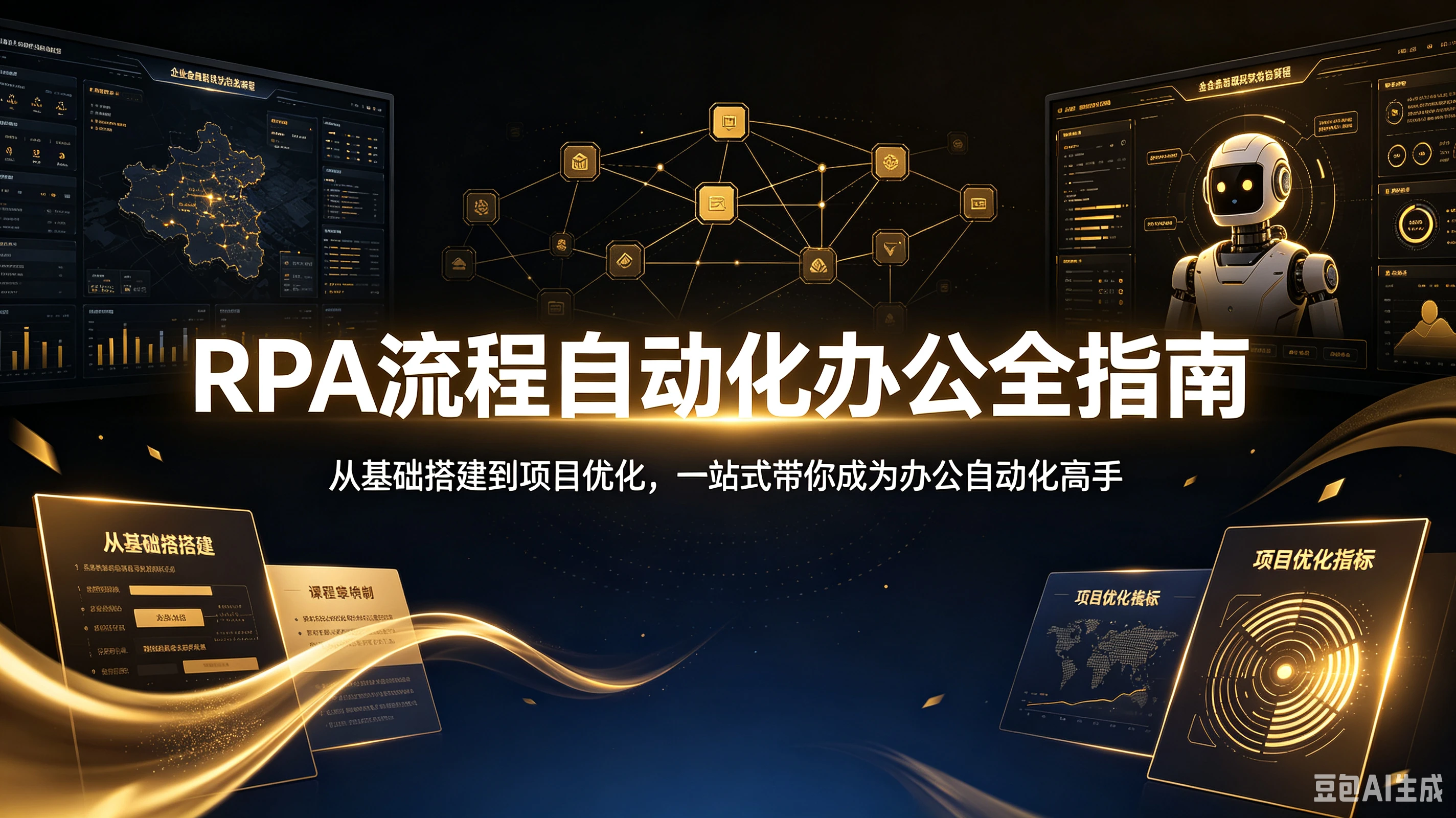 【精】RPA流程自动化办公全指南，从基础搭建到项目优化，一站式带你成为办公自动化高手