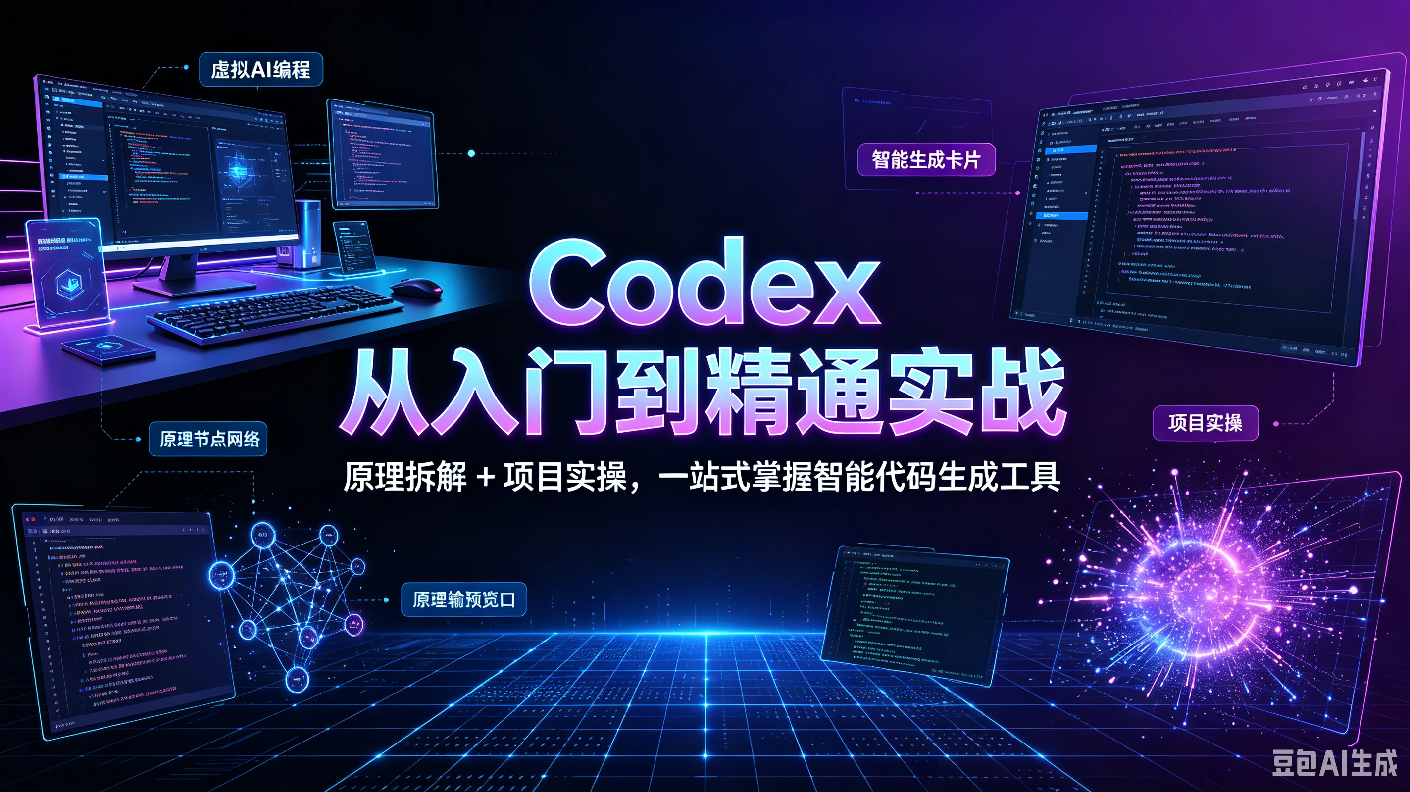 【精】Codex 从入门到精通实战，原理拆解 + 项目实操，一站式掌握智能代码生成工具
