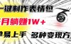 AI一键制作表情包，每月躺赚1W+，简单易上手，多种变现方式