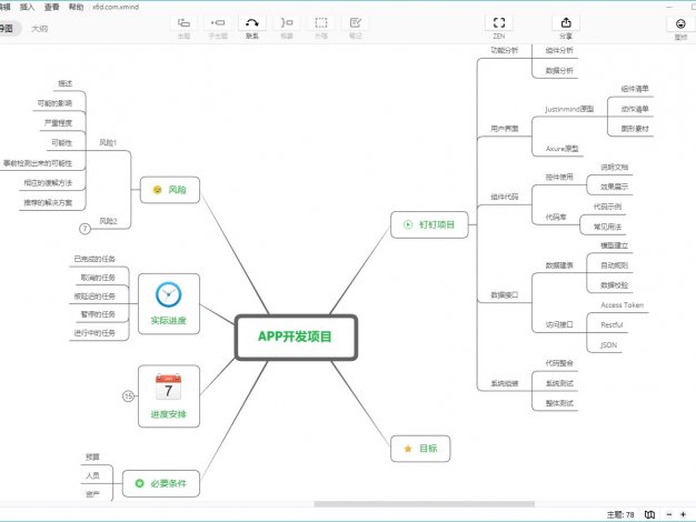 Xmind思维导图模板331个