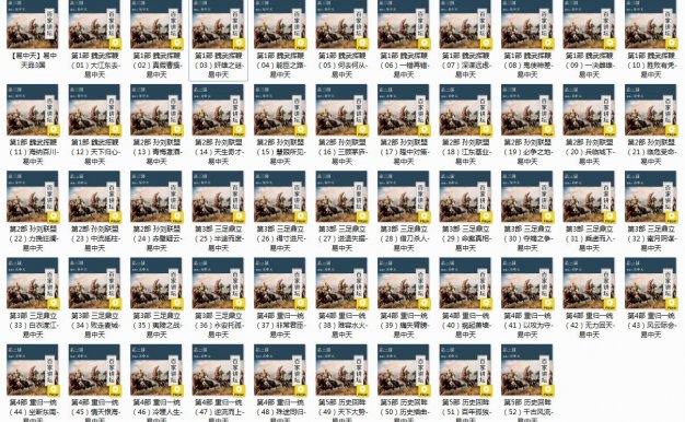 【百家讲坛】易中天品三国52集全.高音质版[mp3]