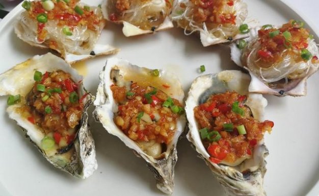 烤生蚝扇贝 实体配方视频教程