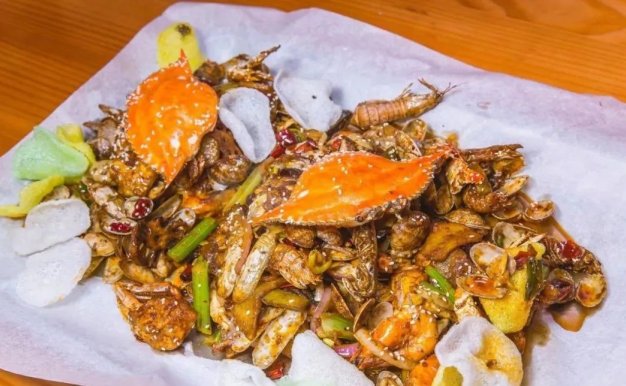 手抓铁锹海鲜 技术配方、实体教程