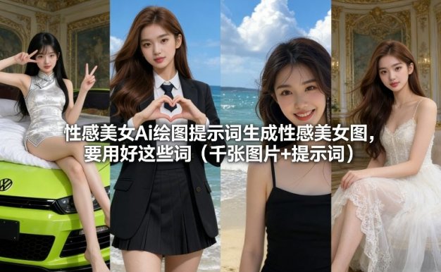 【精】性感美女Ai绘图提示词生成性感美女图，要用好这些词（千张图片+提示词）