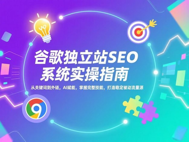 【精】谷歌独立站SEO系统实操(更新)：从关键词到外链，AI赋能，掌握完整技能，打造稳定被动流量源