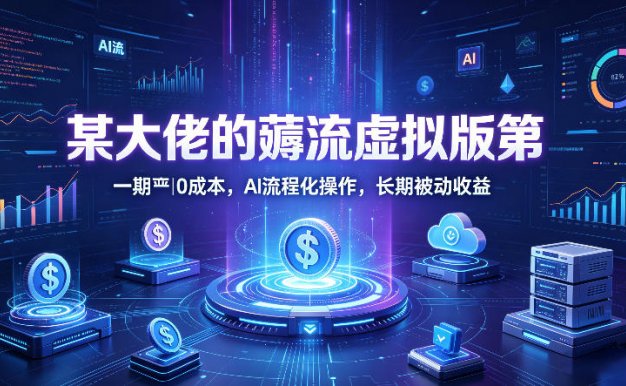 【精】绅白的薅流虚拟版第一期丨0成本，AI流程化操作，长期被动收益