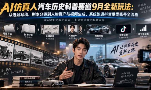【精】略懂car·AI仿真人汽车科普教学，2 节系统课程